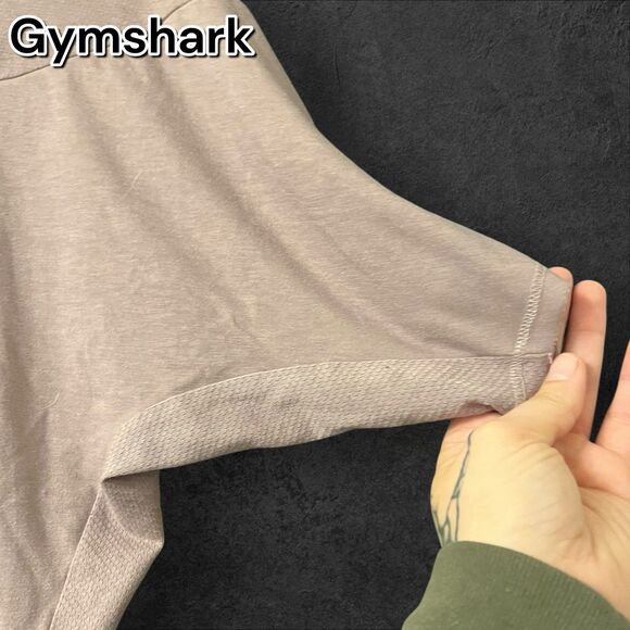 Gymshark Women’s Cropped Short Sleeve Top – Mauve Pink (Size Small) - Picture 5 of 7